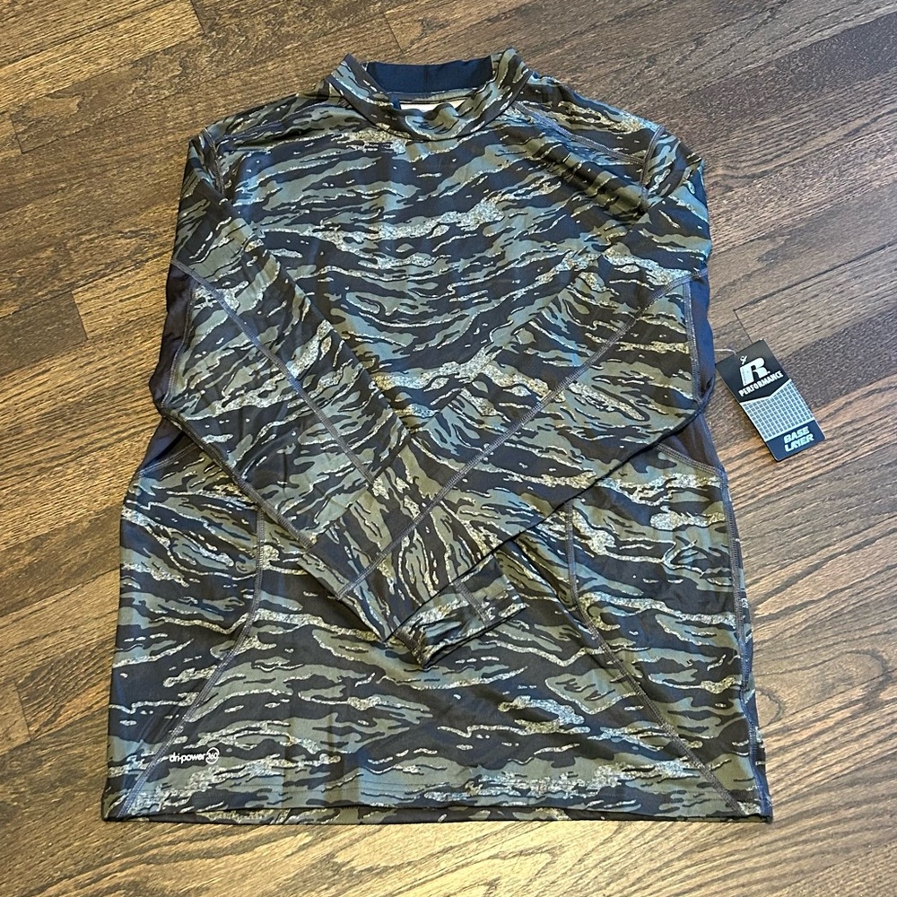Camouflage performance Russell long sleeve